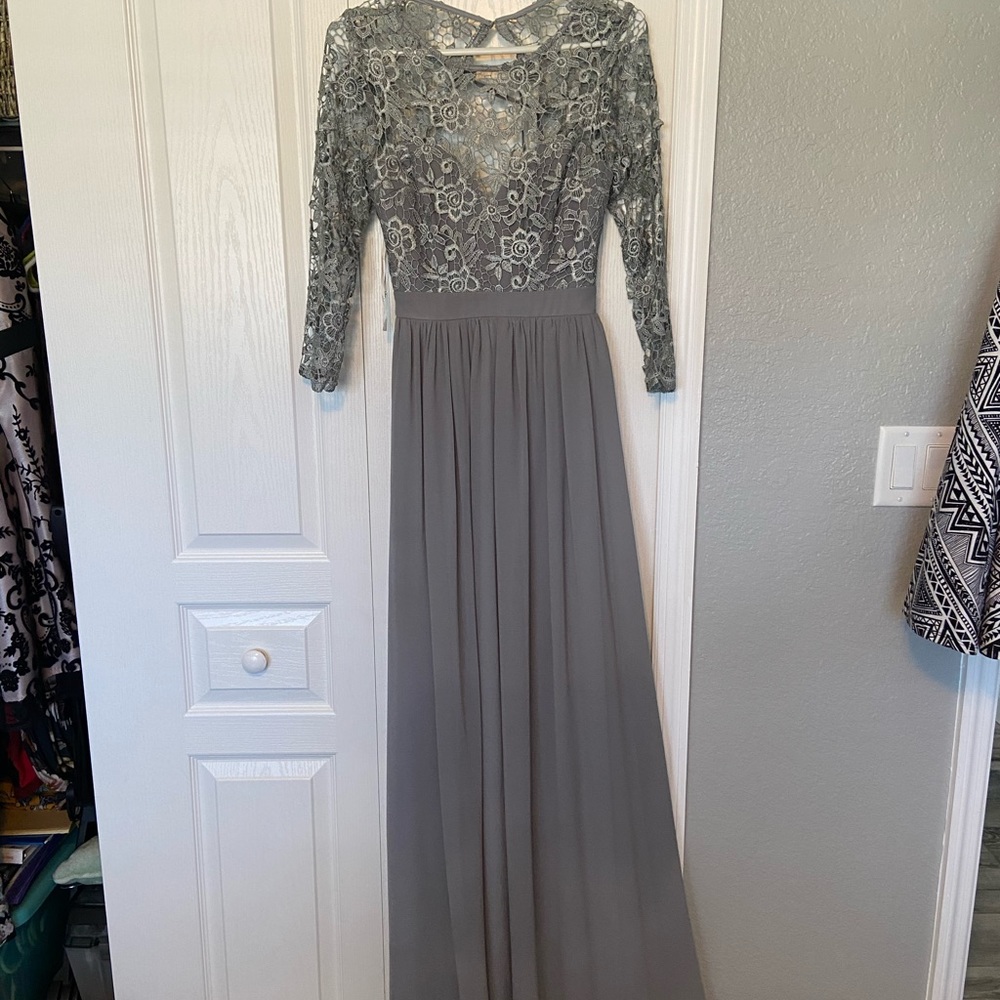 Iulu’s lace maxi dress